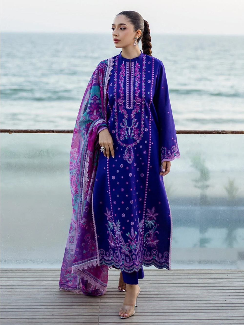 Zainab Chottani Alayah Embroidered Women's Kurta Stitched 3 Piece